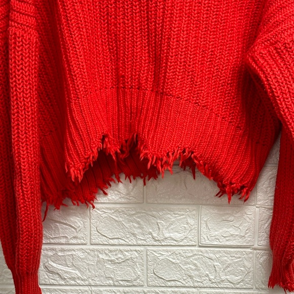 Wild fox red sweater size medium - Picture 3 of 6